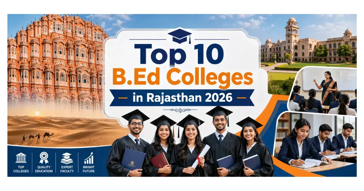 Top 10 B.Ed Colleges in Rajasthan Fees, Cutoff, Placements Full Guide In Hindi